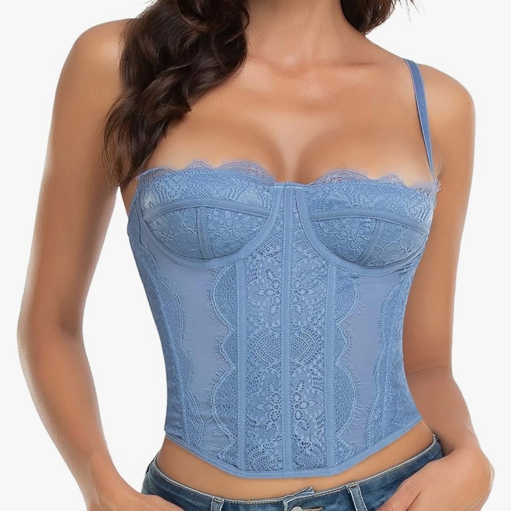 Lace Bustier Corset Top
